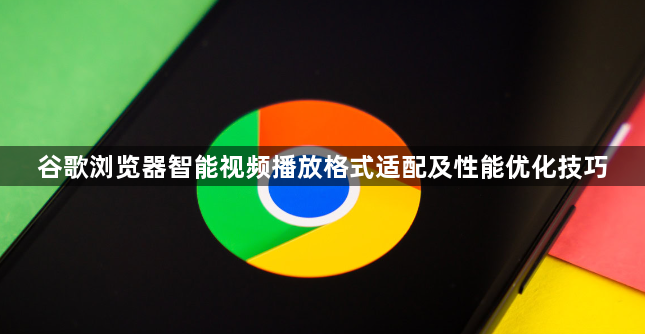 谷歌浏览器智能视频播放格式适配及性能优化技巧1