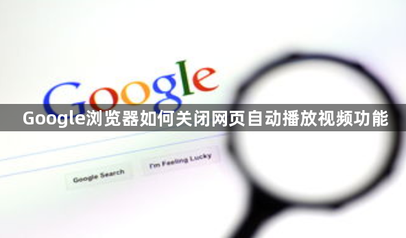 Google浏览器如何关闭网页自动播放视频功能1