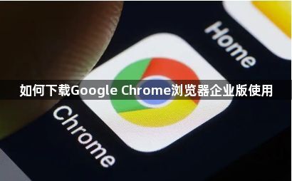 如何下载Google Chrome浏览器企业版使用1