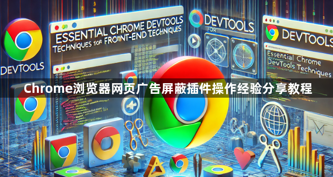 Chrome浏览器网页广告屏蔽插件操作经验分享教程1