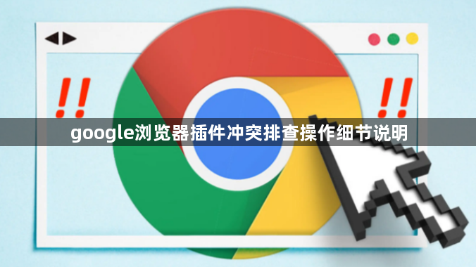 google浏览器插件冲突排查操作细节说明1