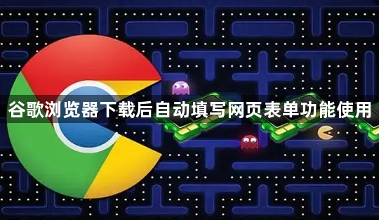 谷歌浏览器下载后自动填写网页表单功能使用1