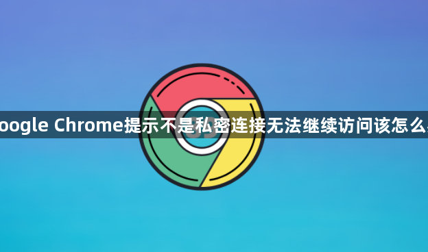 google Chrome提示不是私密连接无法继续访问该怎么办1