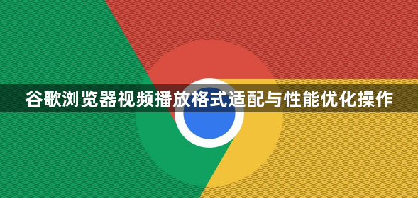 谷歌浏览器视频播放格式适配与性能优化操作1