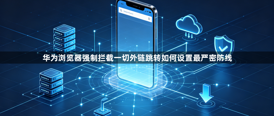 华为浏览器强制拦截一切外链跳转如何设置最严密防线1