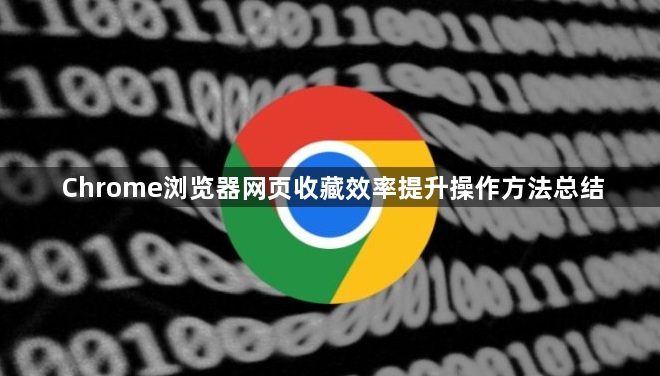 Chrome浏览器网页收藏效率提升操作方法总结1