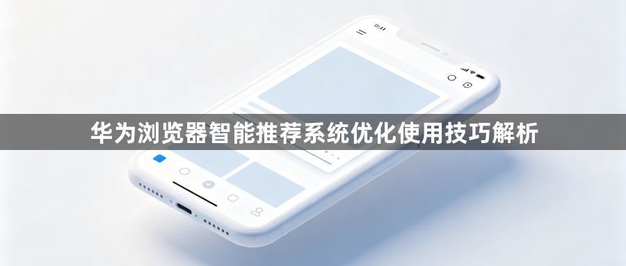 华为浏览器智能推荐系统优化使用技巧解析1