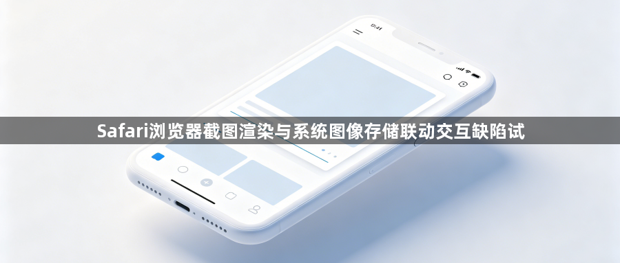 Safari浏览器截图渲染与系统图像存储联动交互缺陷试1