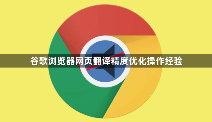 谷歌浏览器网页翻译精度优化操作经验1