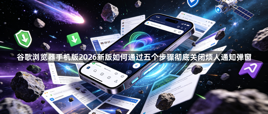 谷歌浏览器手机版2026新版如何通过五个步骤彻底关闭烦人通知弹窗1