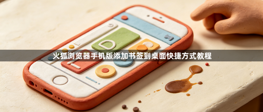 火狐浏览器手机版添加书签到桌面快捷方式教程1