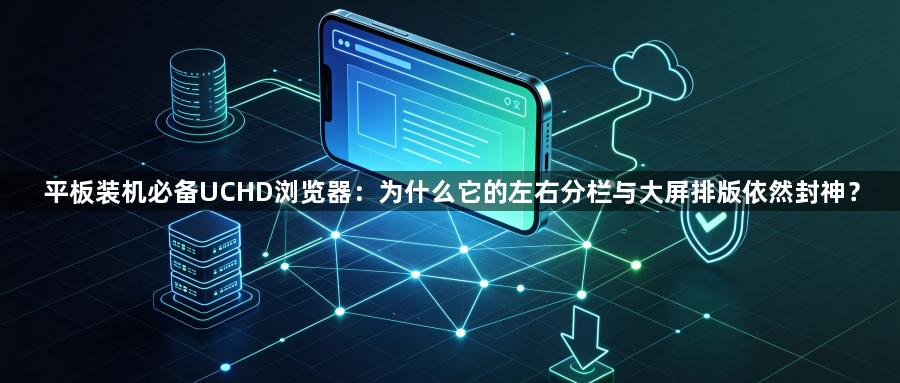 平板装机必备UCHD浏览器:为什么它的左右分栏与大屏排版依然封神?1