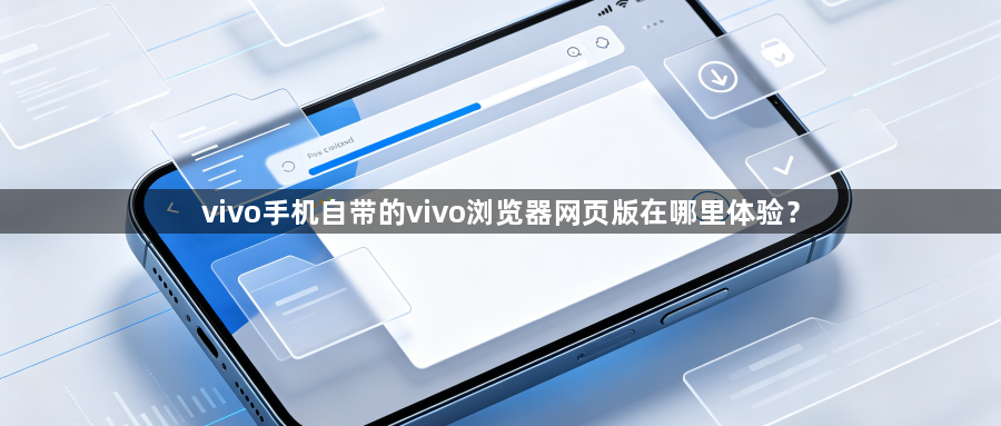 vivo手机自带的vivo浏览器网页版在哪里体验？1