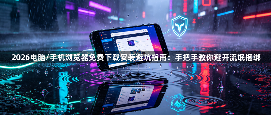 2026电脑/手机浏览器免费下载安装避坑指南:手把手教你避开流氓捆绑1