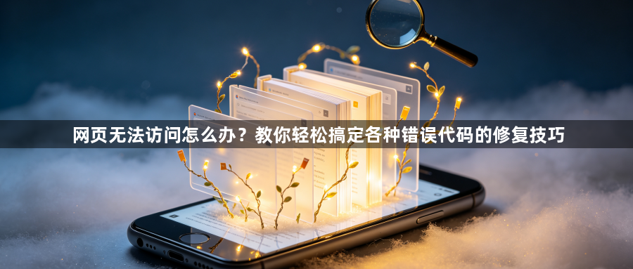 网页无法访问怎么办?教你轻松搞定各种错误代码的修复技巧1