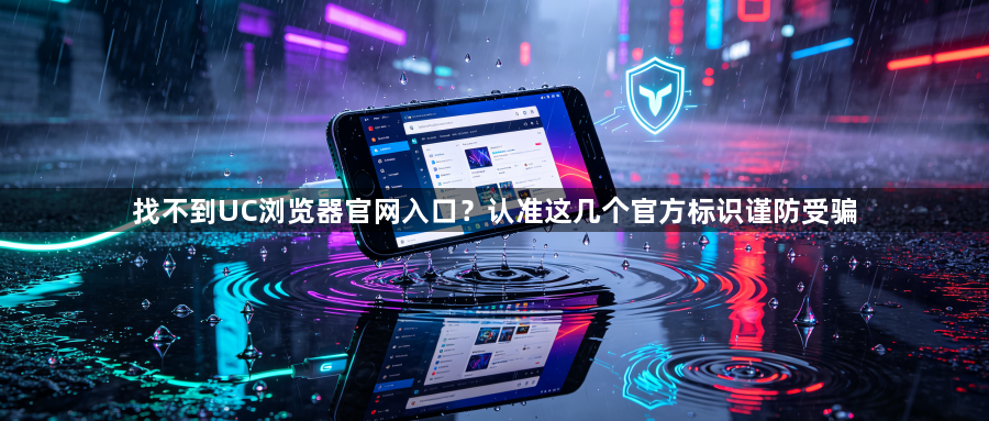 找不到UC浏览器官网入口?认准这几个官方标识谨防受骗1