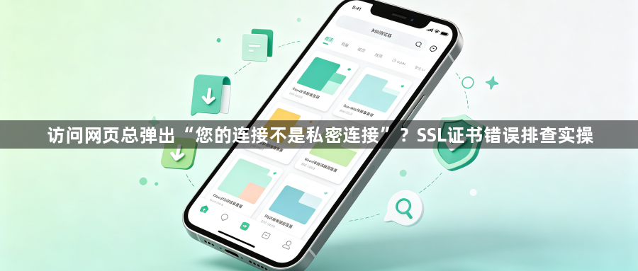 访问网页总弹出“您的连接不是私密连接”?SSL证书错误排查实操1