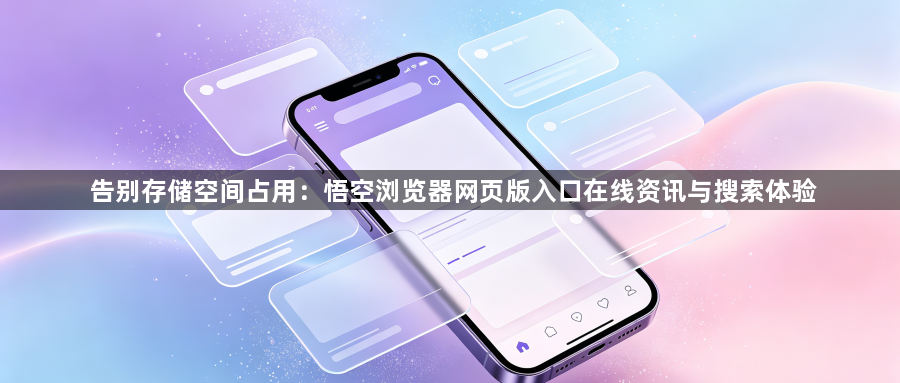 告别存储空间占用:悟空浏览器网页版入口在线资讯与搜索体验1