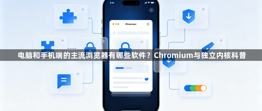 电脑和手机端的主流浏览器有哪些软件?Chromium与独立内核科普1