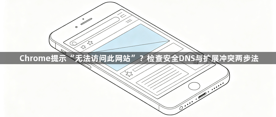 Chrome提示“无法访问此网站”?检查安全DNS与扩展冲突两步法1