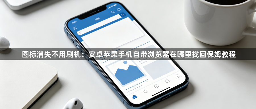 图标消失不用刷机：安卓苹果手机自带浏览器在哪里找回保姆教程1