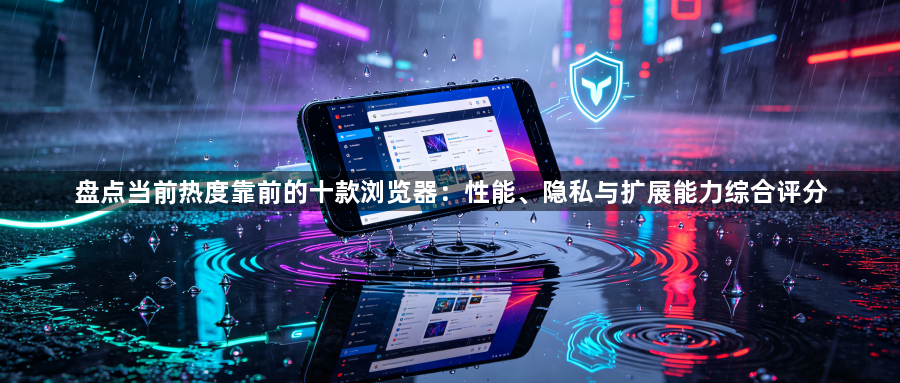 盘点当前热度靠前的十款浏览器：性能、隐私与扩展能力综合评分1