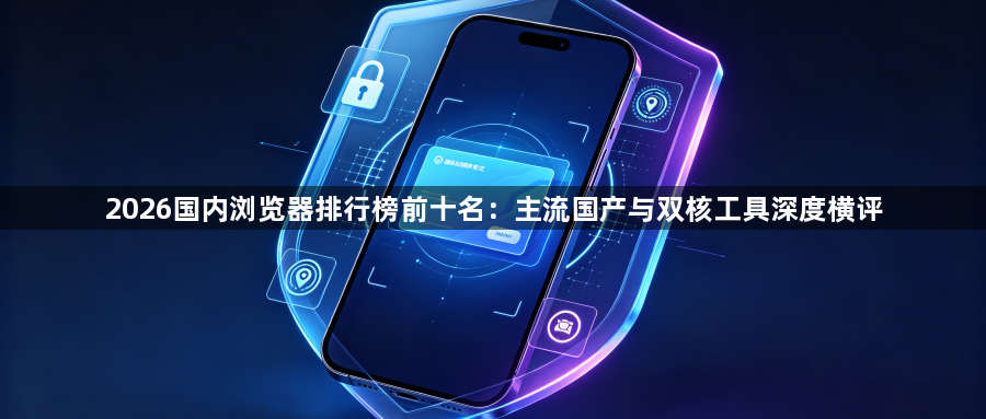2026国内浏览器排行榜前十名：主流国产与双核工具深度横评1