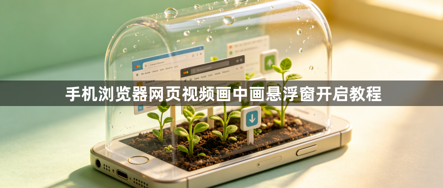 手机浏览器网页视频画中画悬浮窗开启教程1