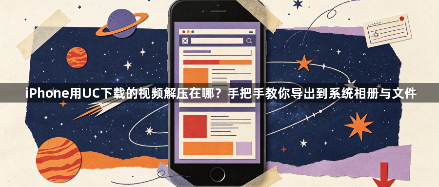 iPhone用UC下载的视频解压在哪?手把手教你导出到系统相册与文件1
